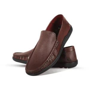 chocolate-brown-leather-comfort-casual-loafer-shoes