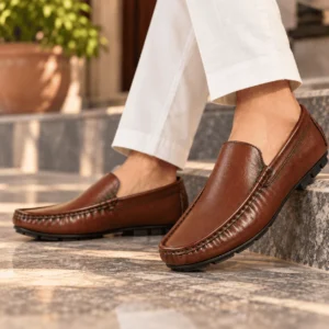 classic-antique-brown-leather-loafer